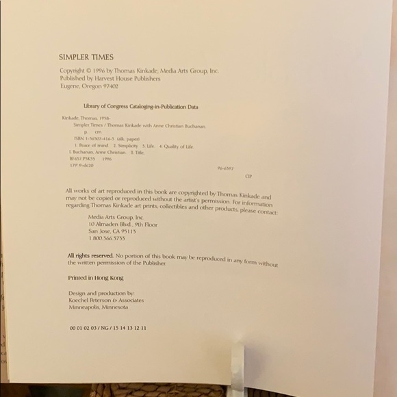 Thomas Kinkade Simpler Times Coffee Table Book - Picture 5 of 11